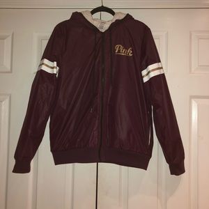 NWOT VS Pink Sherpa Anorak Jacket,Size-XS(S/M)